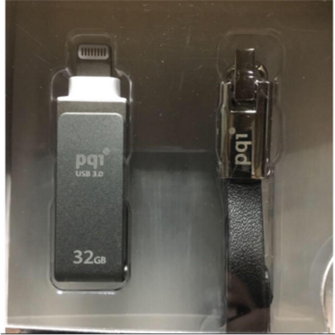 【iPhone MFI認定】pq1 Lightningメモリー 32GB