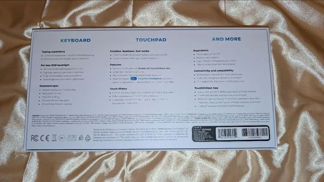 Touch Keyboard タッチパッド付き