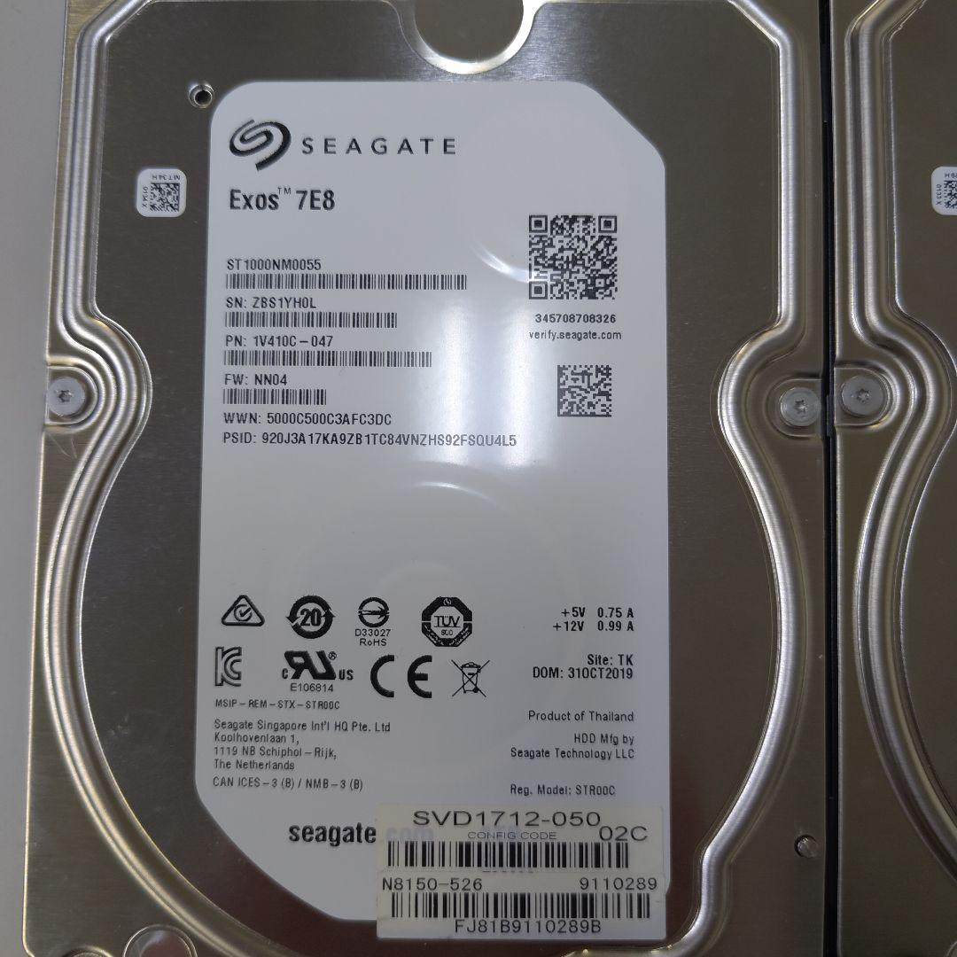 ✱Seagate Exos 7E8 1TB HDD 7200RPM 3台セット