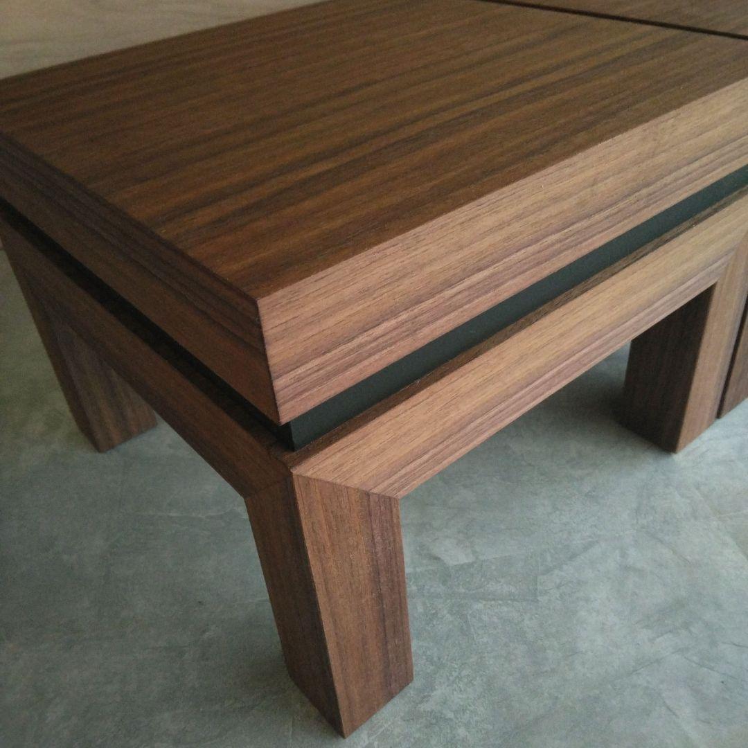 木製スピーカースタンド一対　Walnut