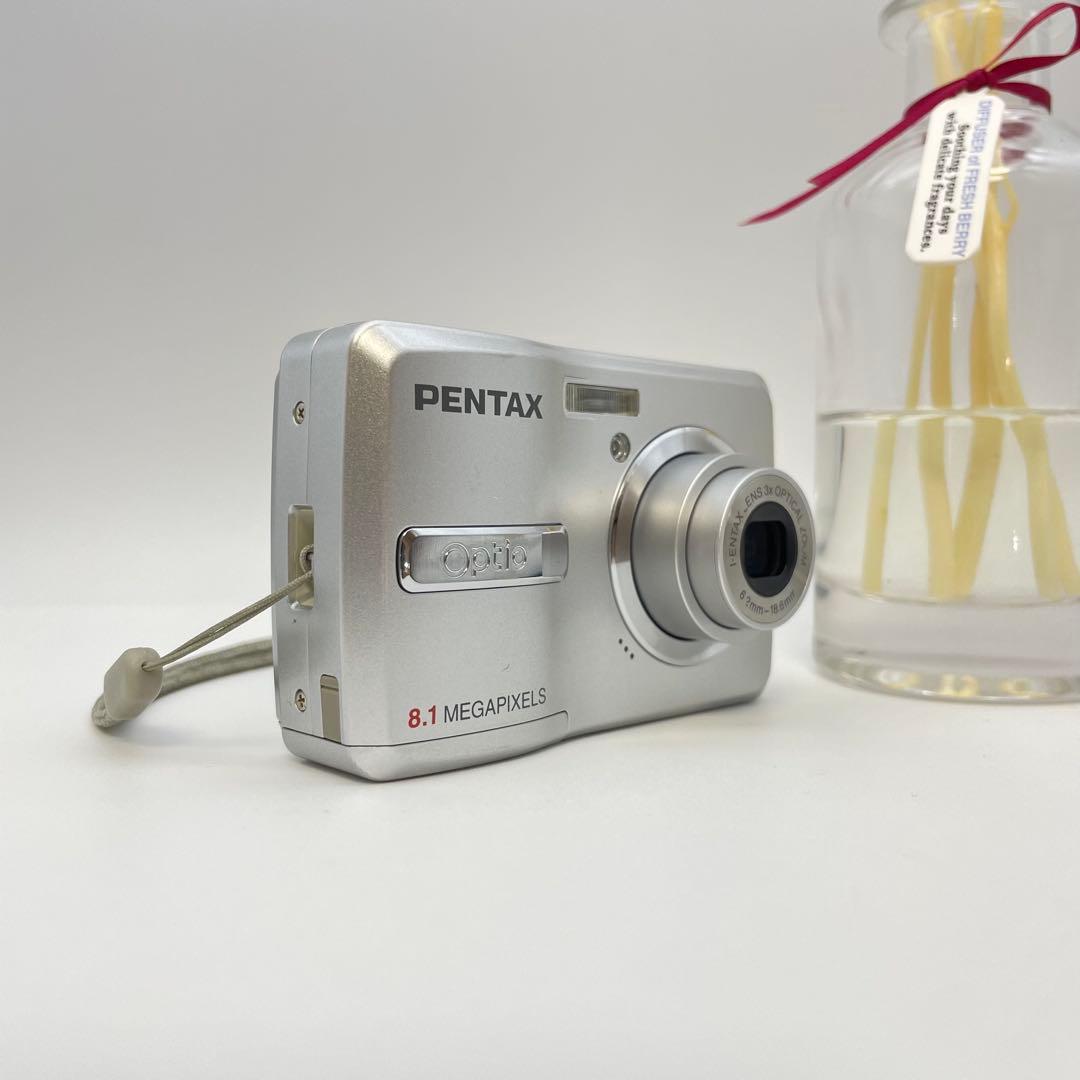 美品✨PENTAX Optio E40✨動作確認済 スマホ転送OK 単三電池♪