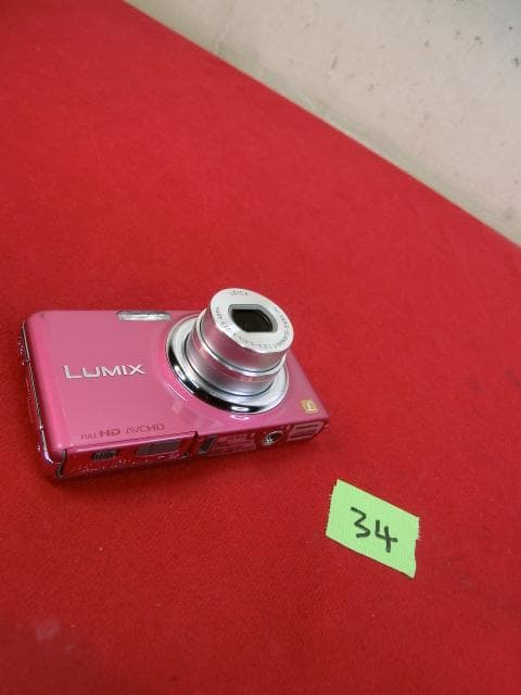34：Panasonic LUMIX DMC-FX77　デジカメ　ジャンク