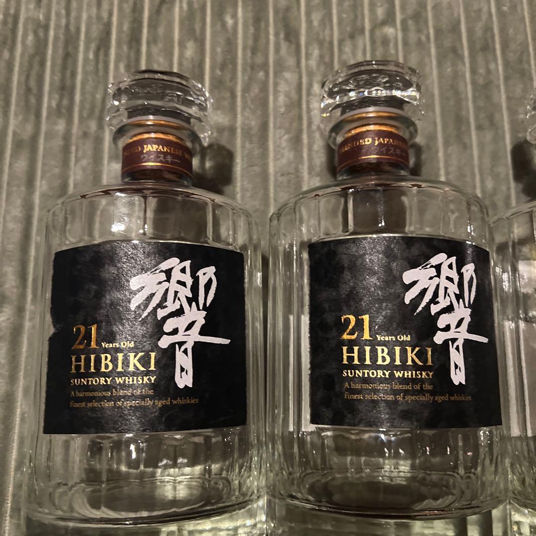 HIBIKI 21年 山崎18年　　空瓶　空箱　セット