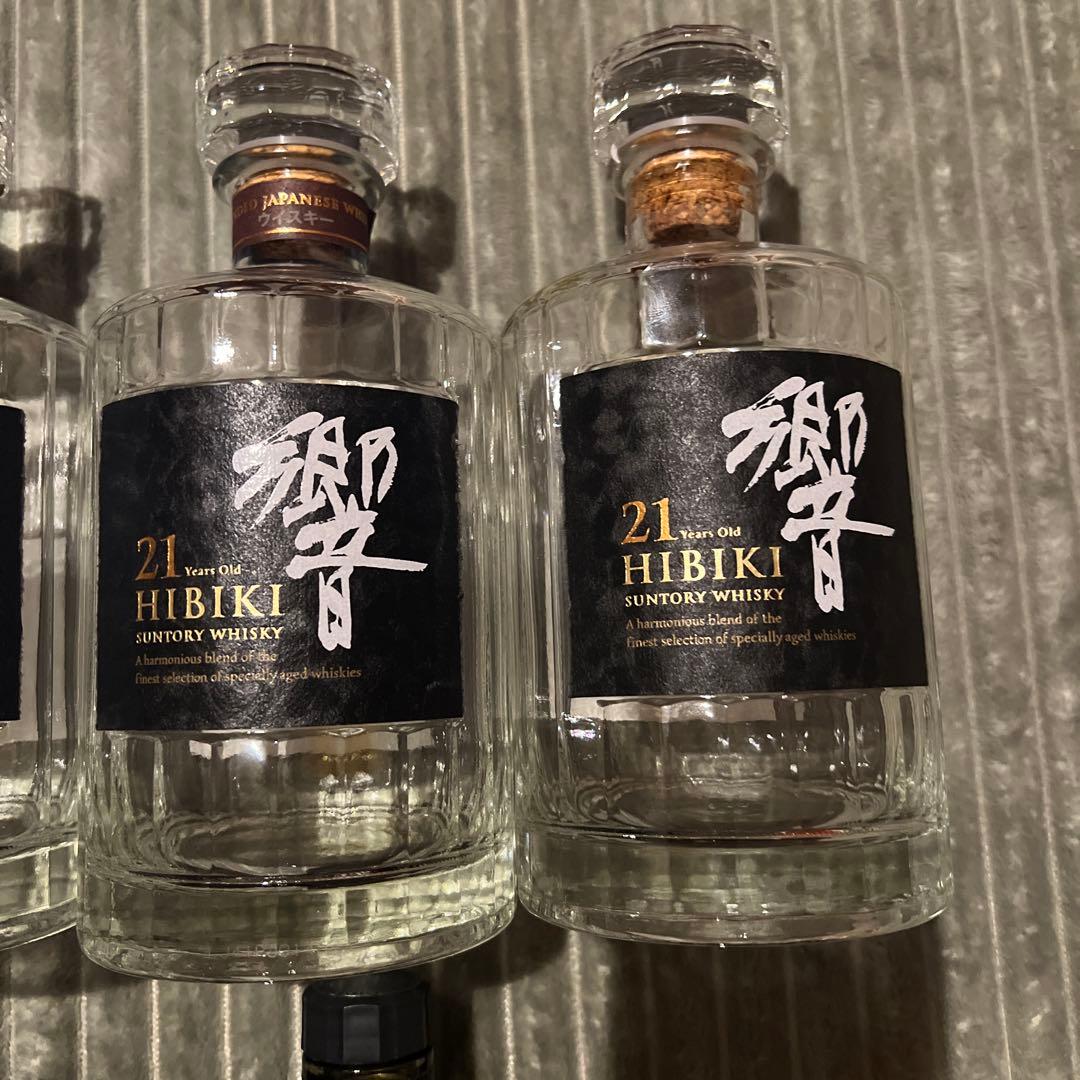 HIBIKI 21年 山崎18年　　空瓶　空箱　セット