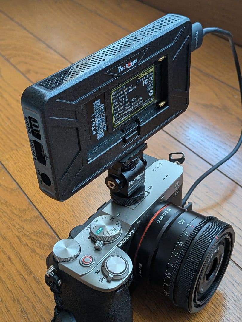 Portkeys PT5 II カメラ モニター 5” タッチスクリーン