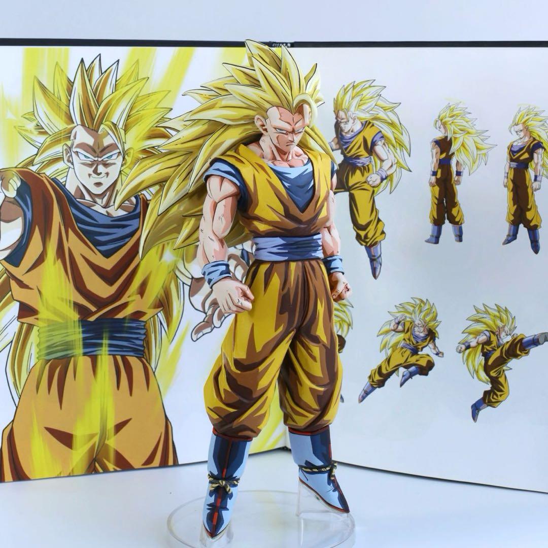 ドラゴンボール 一番くじ　A賞　超サイヤ人　3孫悟空 ペイント 二次元彩色