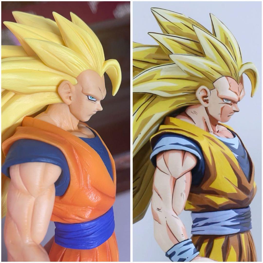 ドラゴンボール 一番くじ　A賞　超サイヤ人　3孫悟空 ペイント 二次元彩色