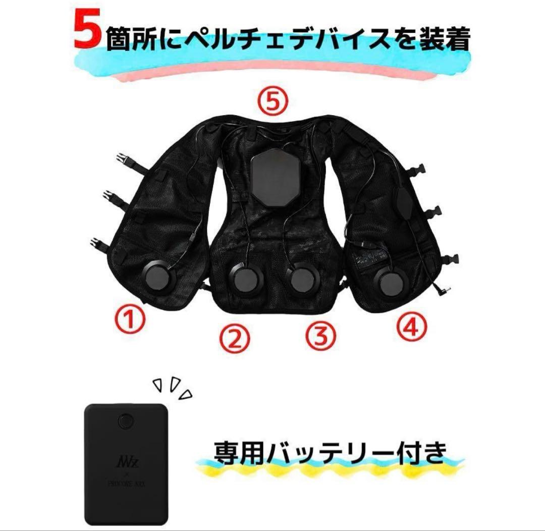 m*o様 WORKMAN 黒ペルチェベストPRO2 スペシャルエディション　20