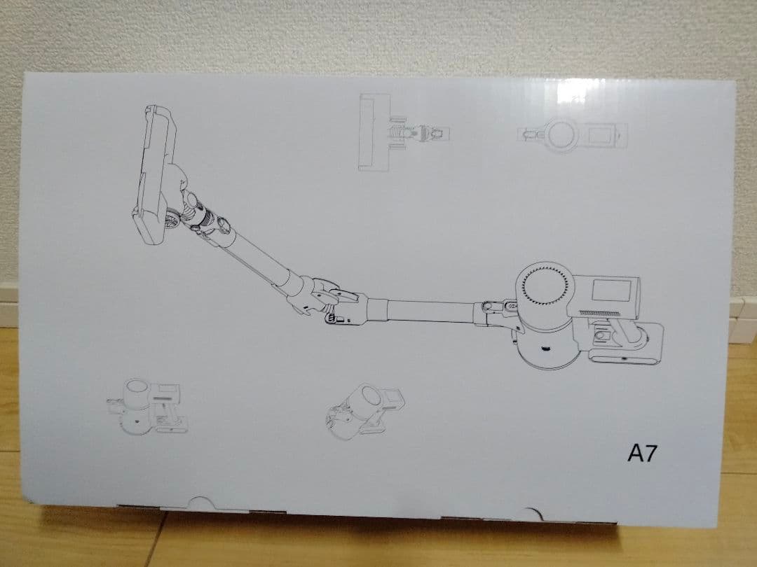 【新品未使用】電気掃除機 コードレス 65kPa超強力吸引LCD液晶ディスプレイ