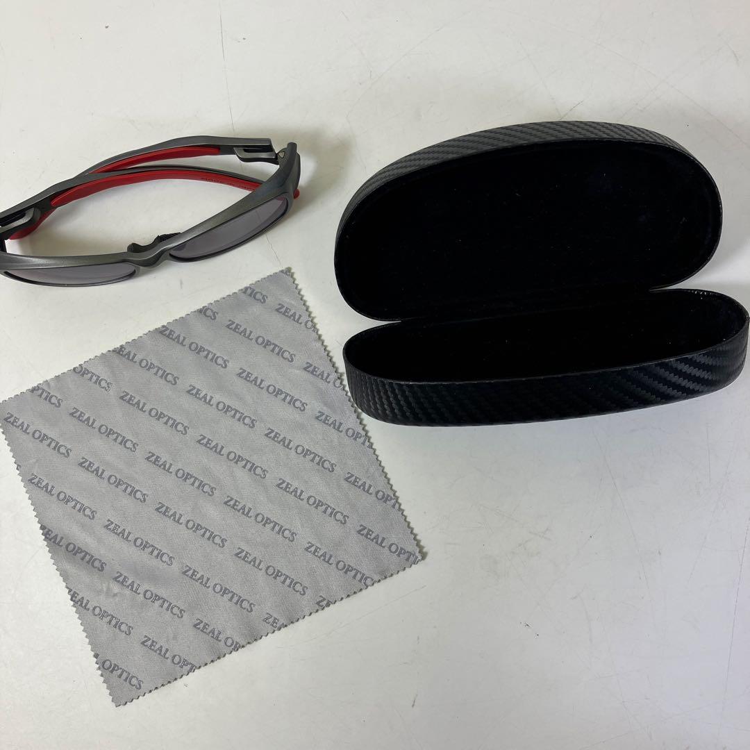 ZEAL OPTICS ジールオプティクス サングラス グレー レッド