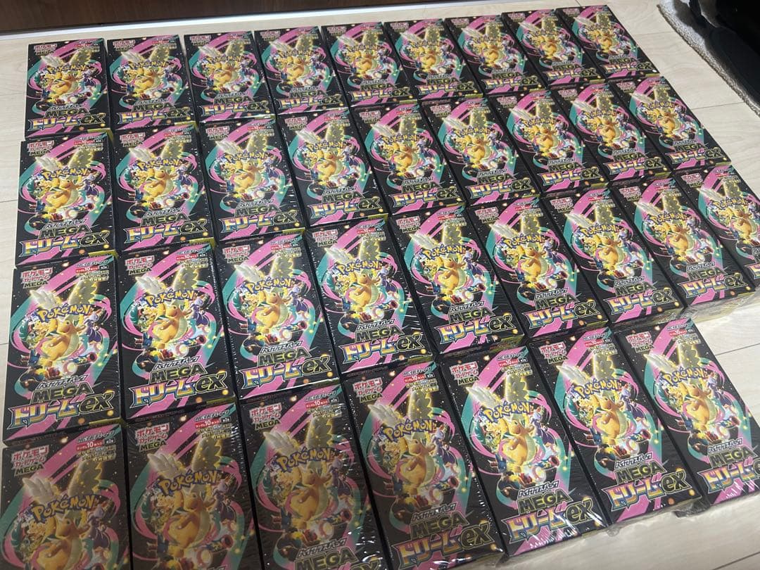 【シュリンク付】34BOXまとめ売りポケカmegaドリームex