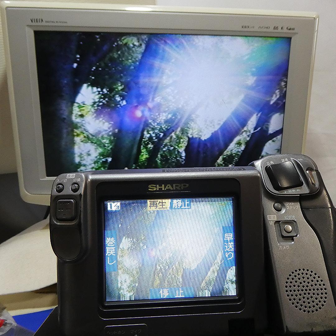 シャープ VL-HL55 動作良好　VideoHi8 ビデオカメラDVD化に最適