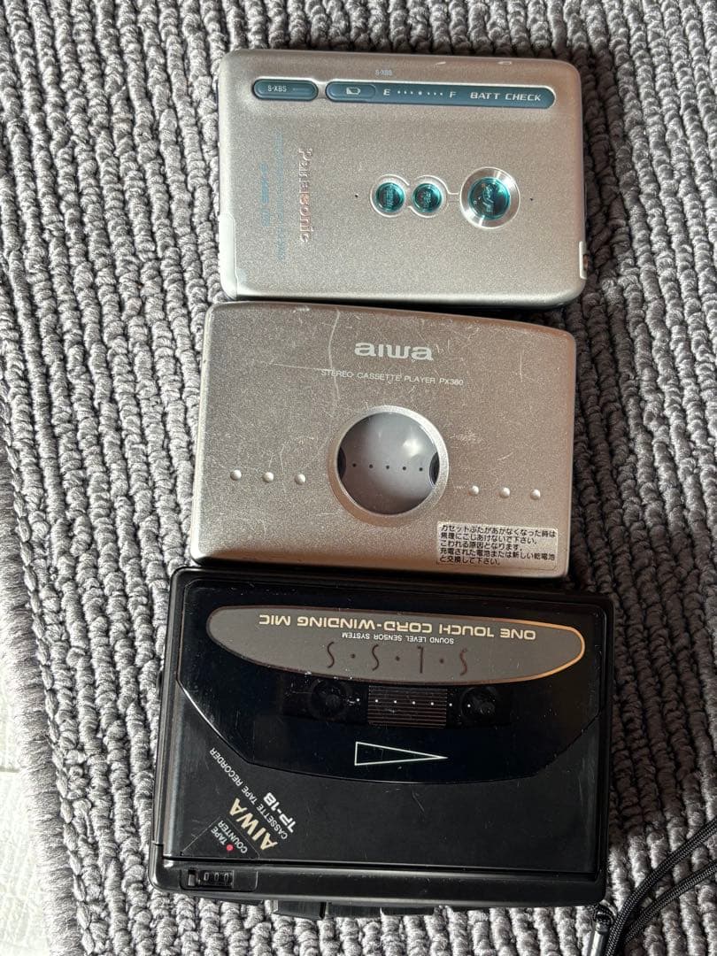 Panasonic & aiwa カセットプレーヤー & CDウォークマン