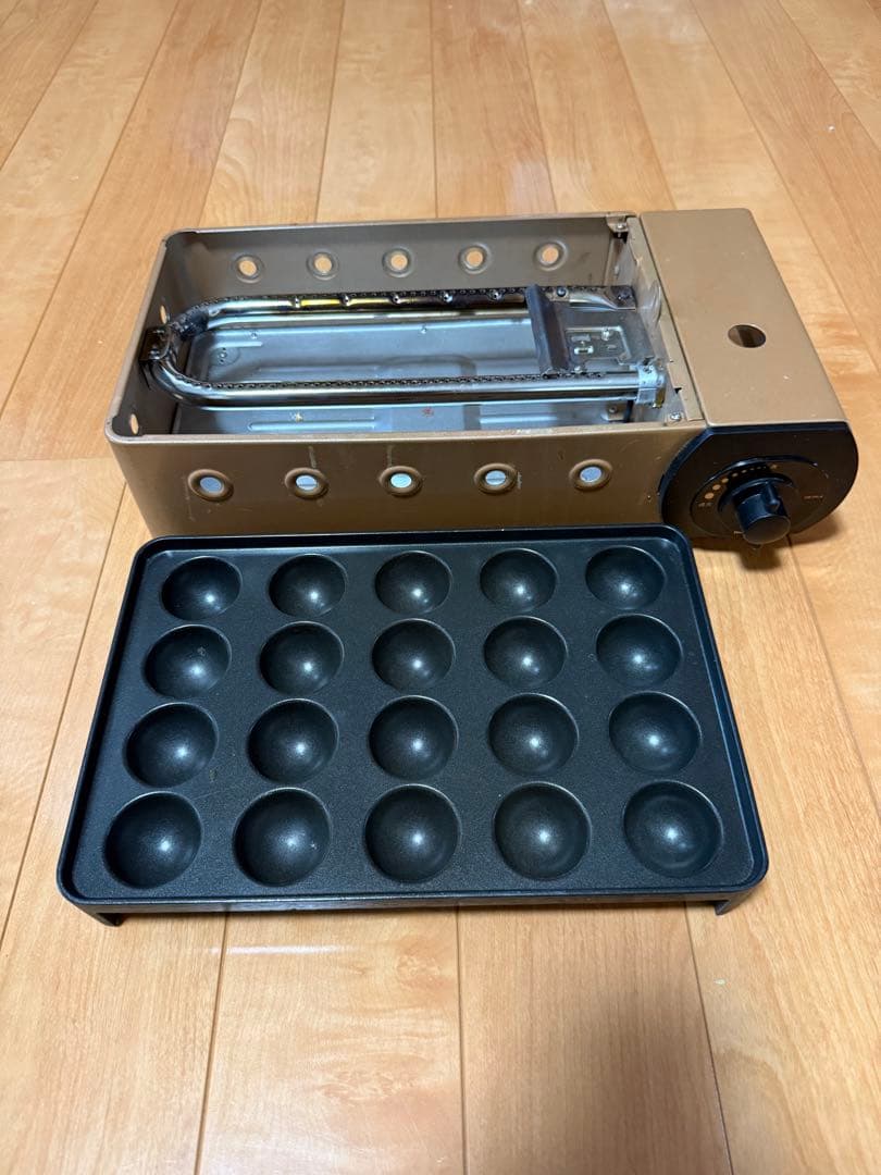 Iwatani 炎たこ ガス式たこ焼き器（20個焼き）