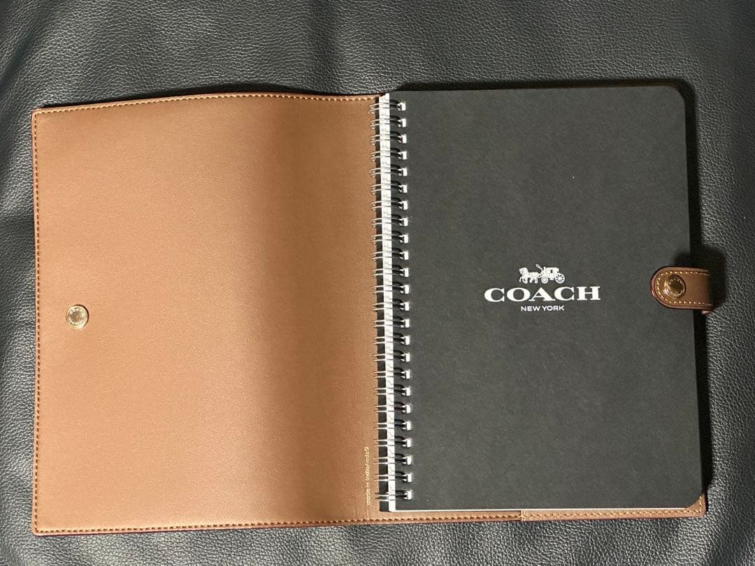COACH コーチ　ノート　ブックカバー付き　新品