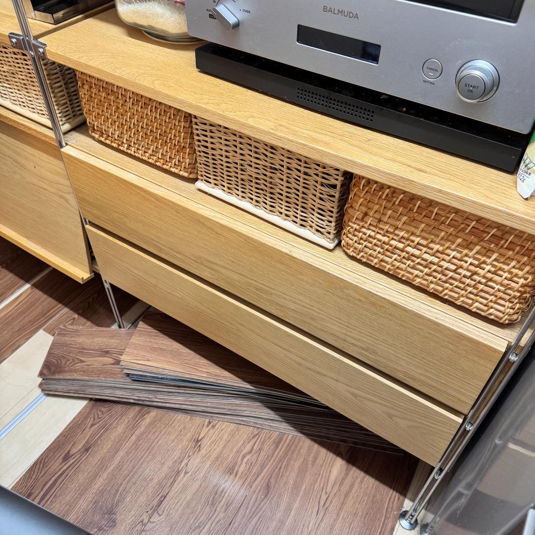 tkt_y　無印良品　ステンレスユニットシェルフ