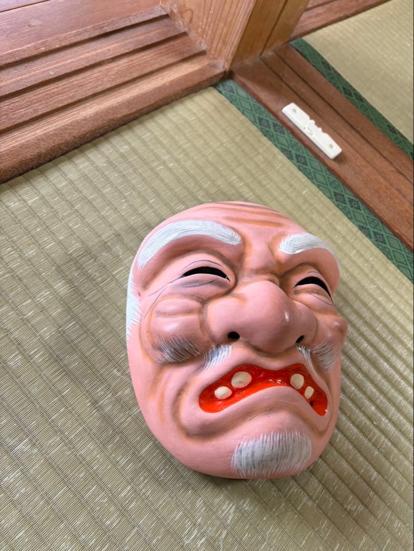 爺さん　神楽面　大蛇
