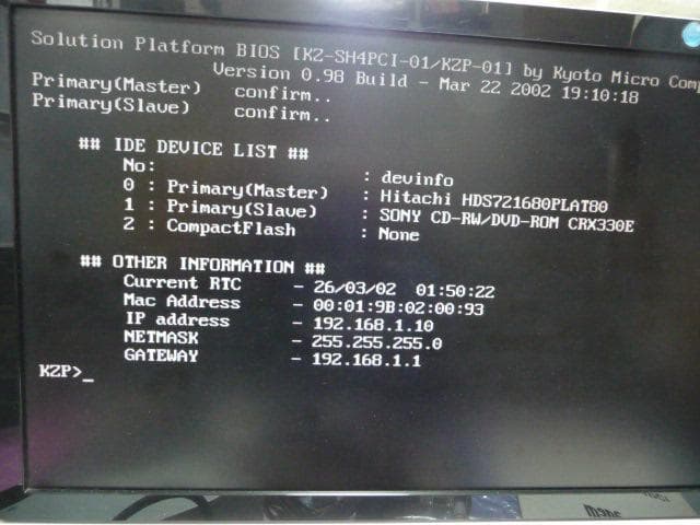 CQ RISC評価キットSH-4PCIwith Linux