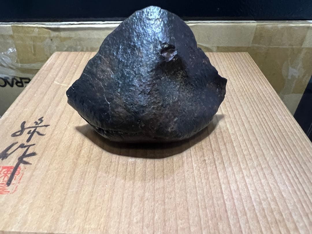 年末最終価格新疆省隕石本物重量 約56.48ｇ 鑑定書付現地写真多数発掘者より