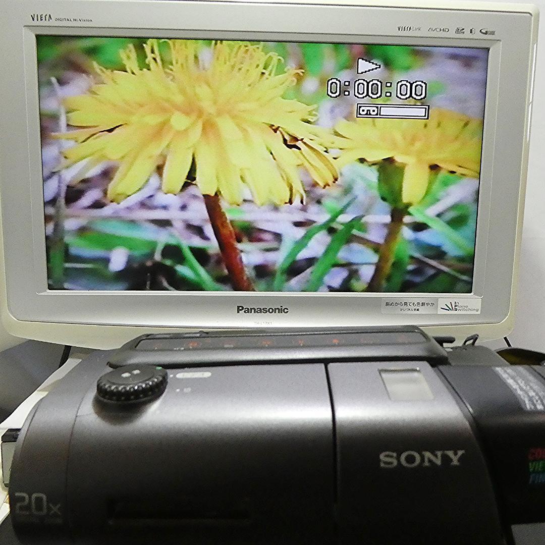 ソニーCCD-TR11　動作良好VideoHi8ビデオカメラ　ダビングに最適‼