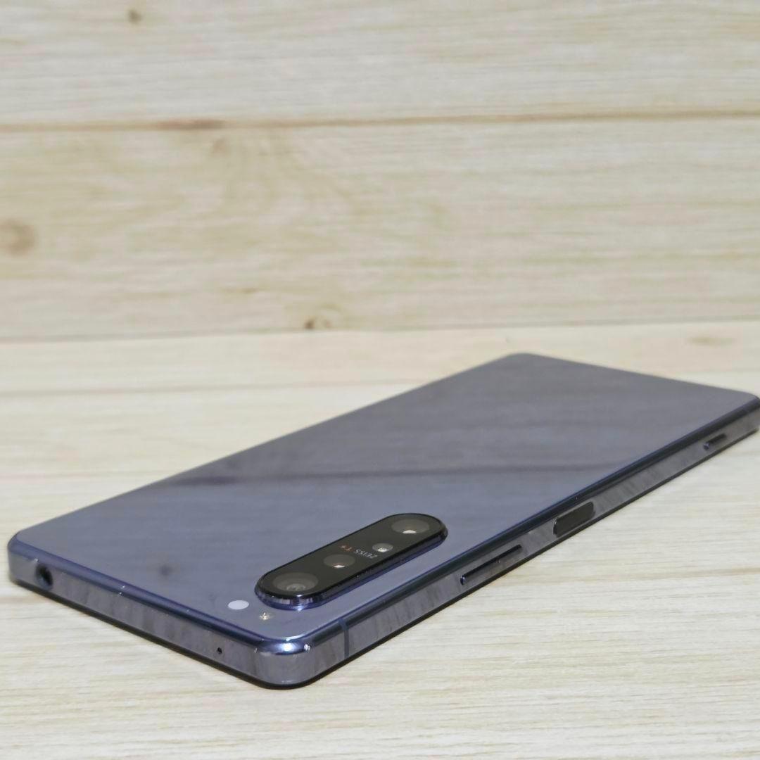 動作品【極美品】SIMフリー Xperia 1 II SO-51A パープル