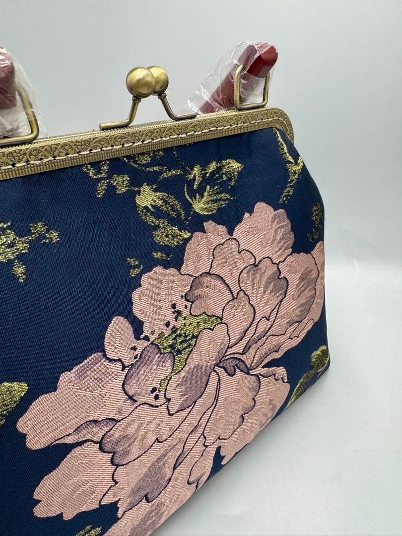 【ハンドメイド】がま口 ハンド バッグ 2点セット#576