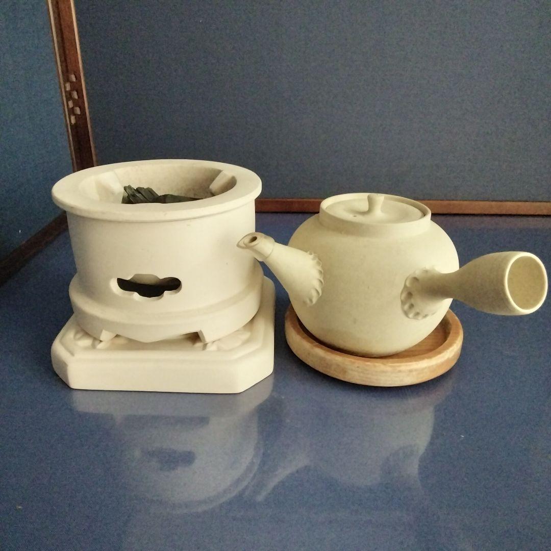 煎茶道具　小振りの涼炉と小振りのボーブラ　セット
