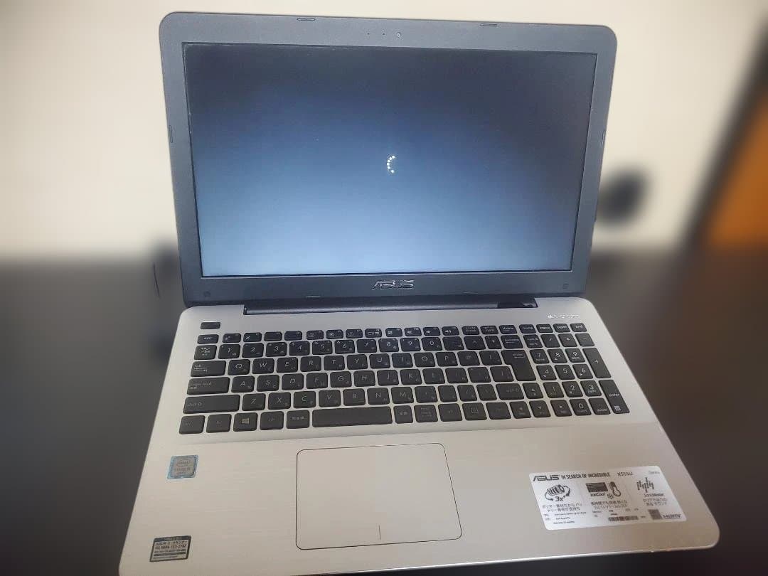 ASUS ノートPC スリム ブラック