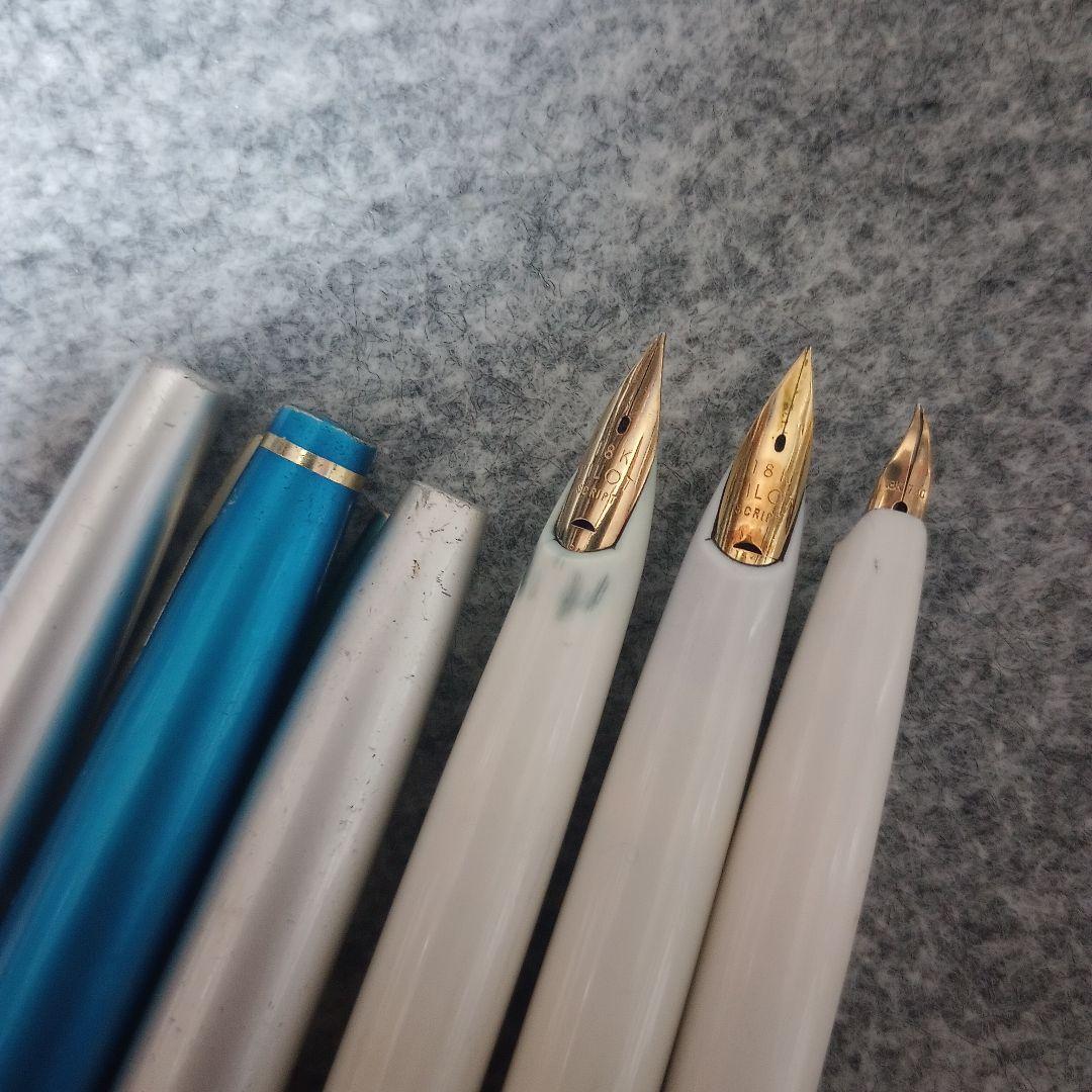 中古　万年筆 12本 まとめ売り　18k 14k 21k