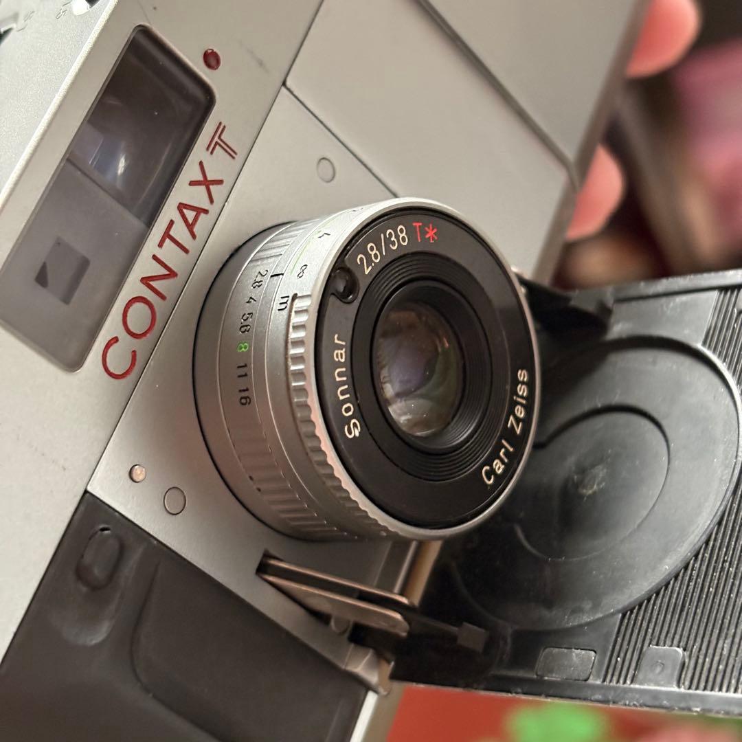 完動品 Contax T初代 Carl Zeiss カールツァイスゾナーレンズ