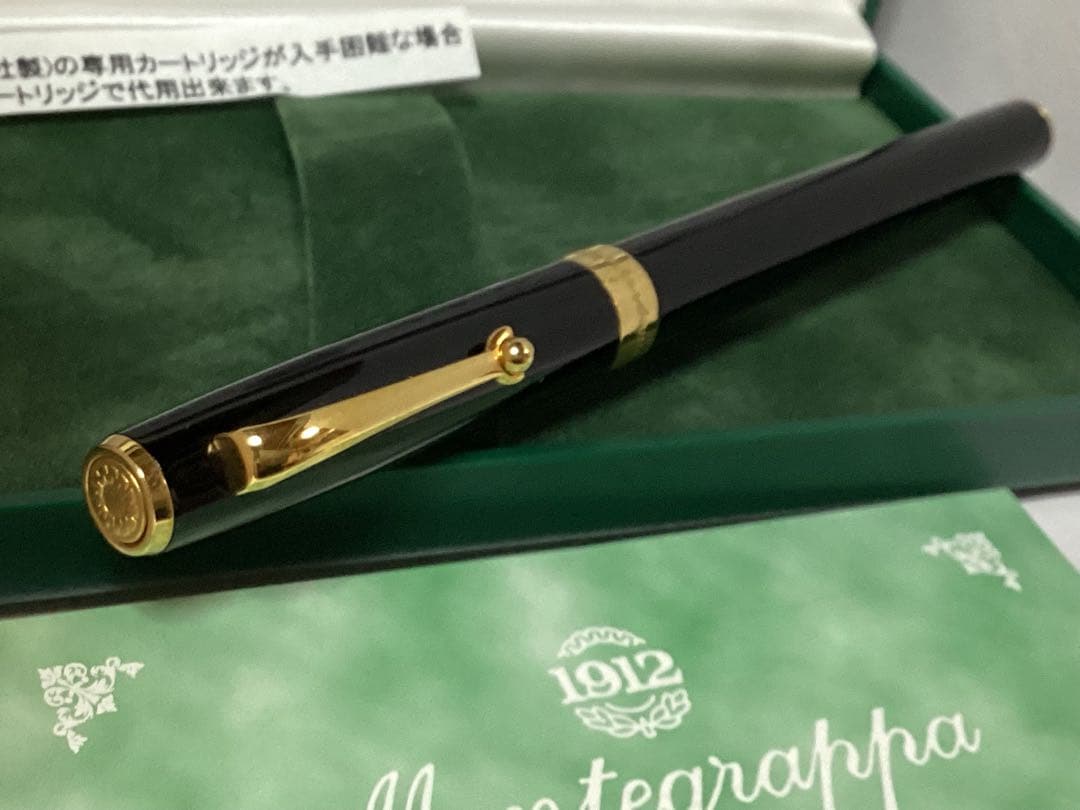 未使用箱付きMontegrappa 万年筆 1912年製 黒本物