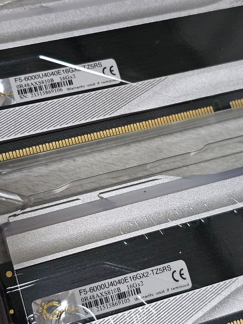 メモリー G.SKILL TRIDENT DDR5 6000 16GB x2 32GB