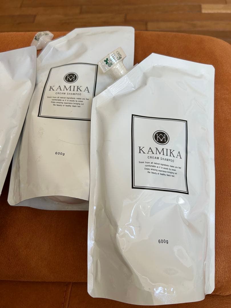 KAMIKA クリームシャンプー 600g ３袋セット