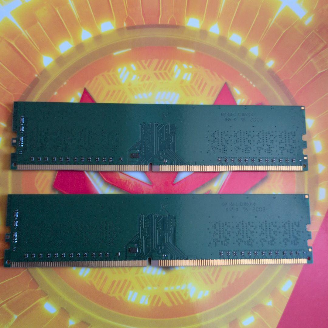 【動作確認済】DDR4 16GB（8GB×2）3200MHz デュアルチャネル