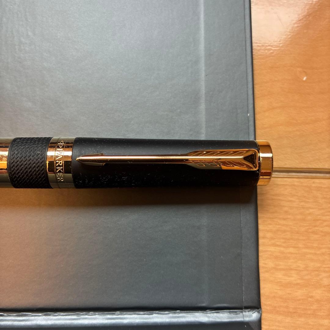 Parker　パーカー　インジェニュイティ　ゴールドライン　レザーケース付き