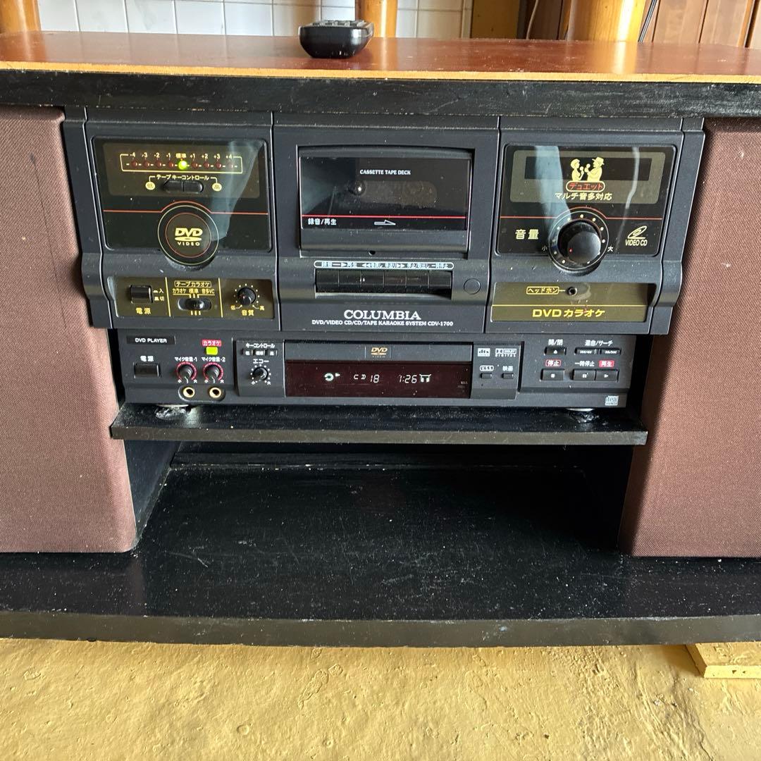 COLUMBIA DVDカラオケプレーヤー　CDV-1700