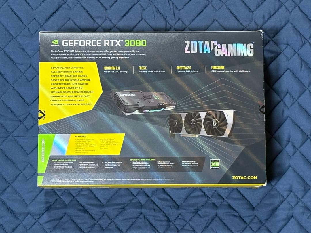 グラフィックボード・グラボ・ビデオカード ZOTAC RTX3080 TRINITY OC 10GB