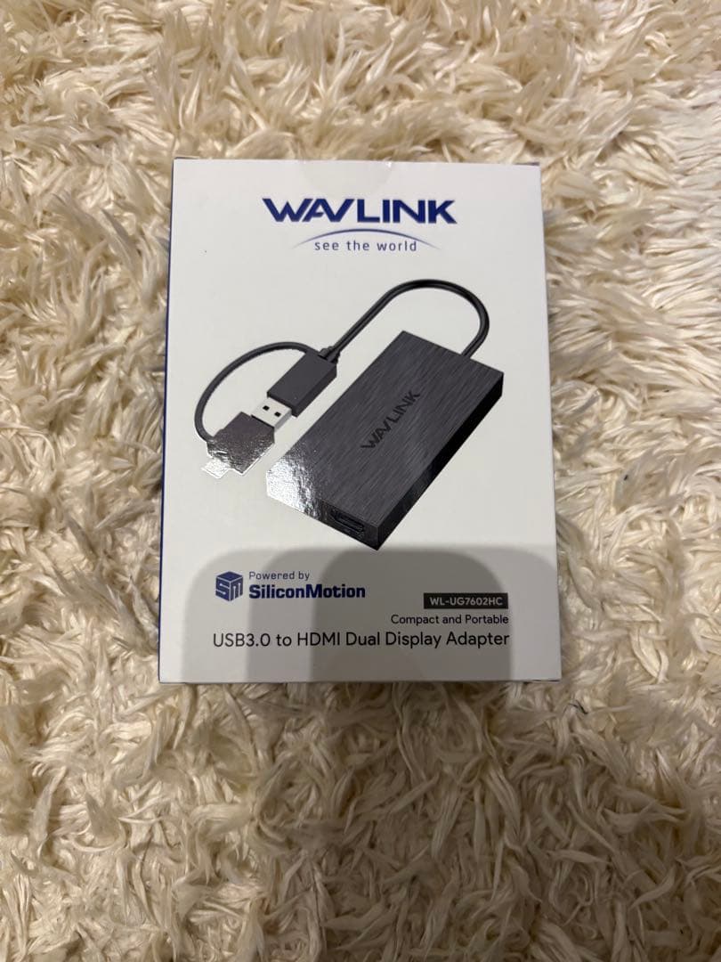 MacbookAir用3画面拡張出力セットWL-UG7602HC& 3in1ハブ