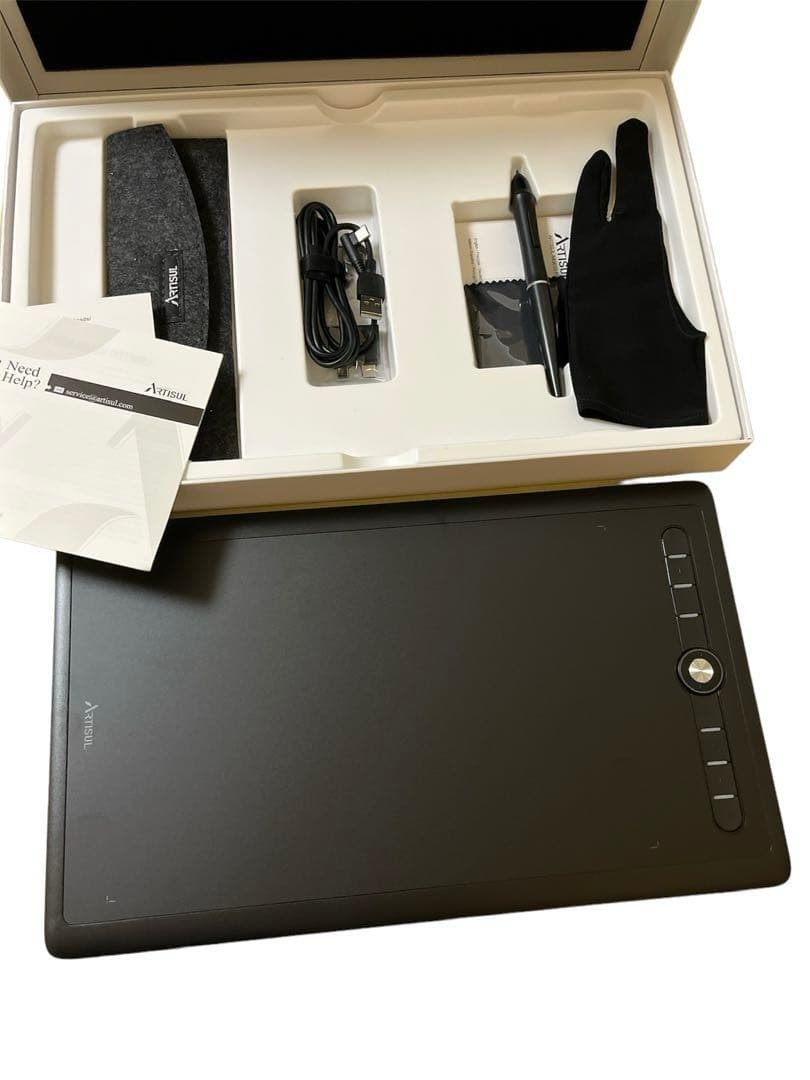 Artisul ペンタブ 板タブ スマホで使える 傾き検出機能 エクスプレスキー