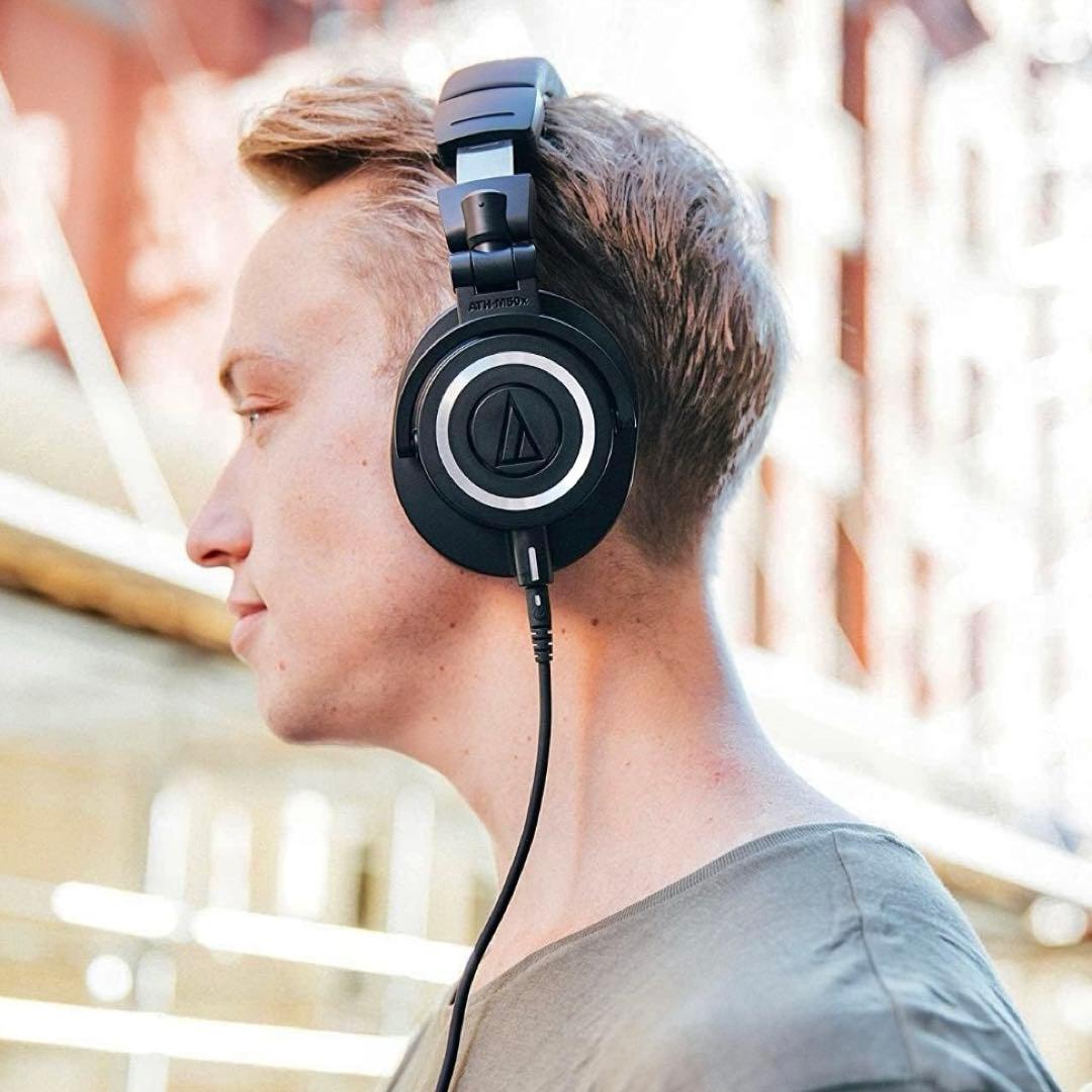 audio-technica ATH-M50x 有線ヘッドホン ブラック