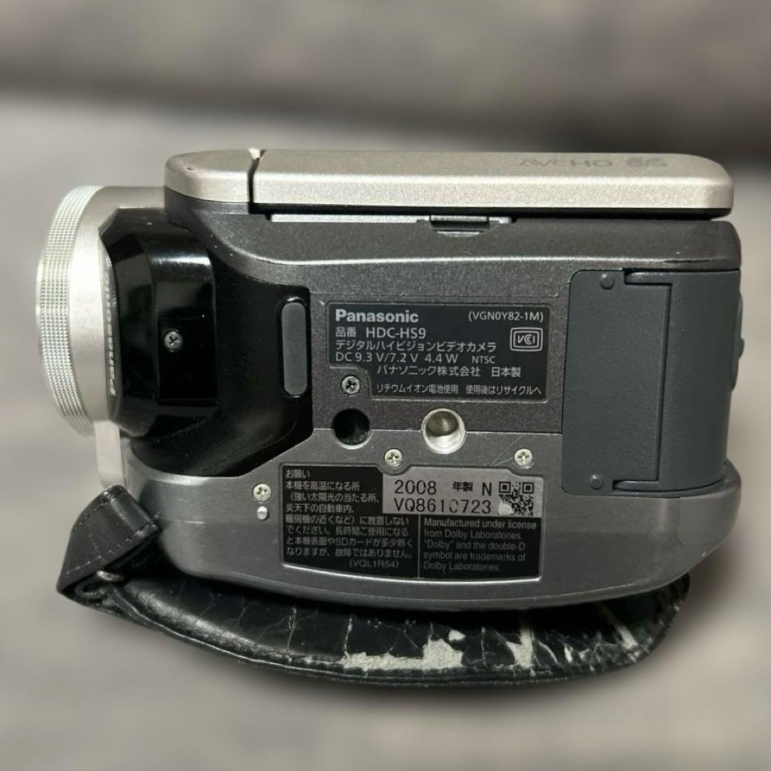 Panasonic HDC-HS9 ビデオカメラ 本体 付属品
