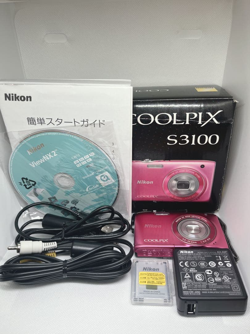 【スマホ転送OK】Nikon COOLPIX S3100 コンパクトデジカメ