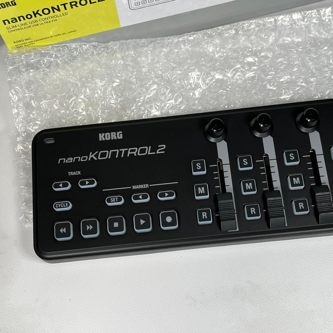 新品未使用　KORG nanoKONTROL2 ブラック MIDIコントローラー