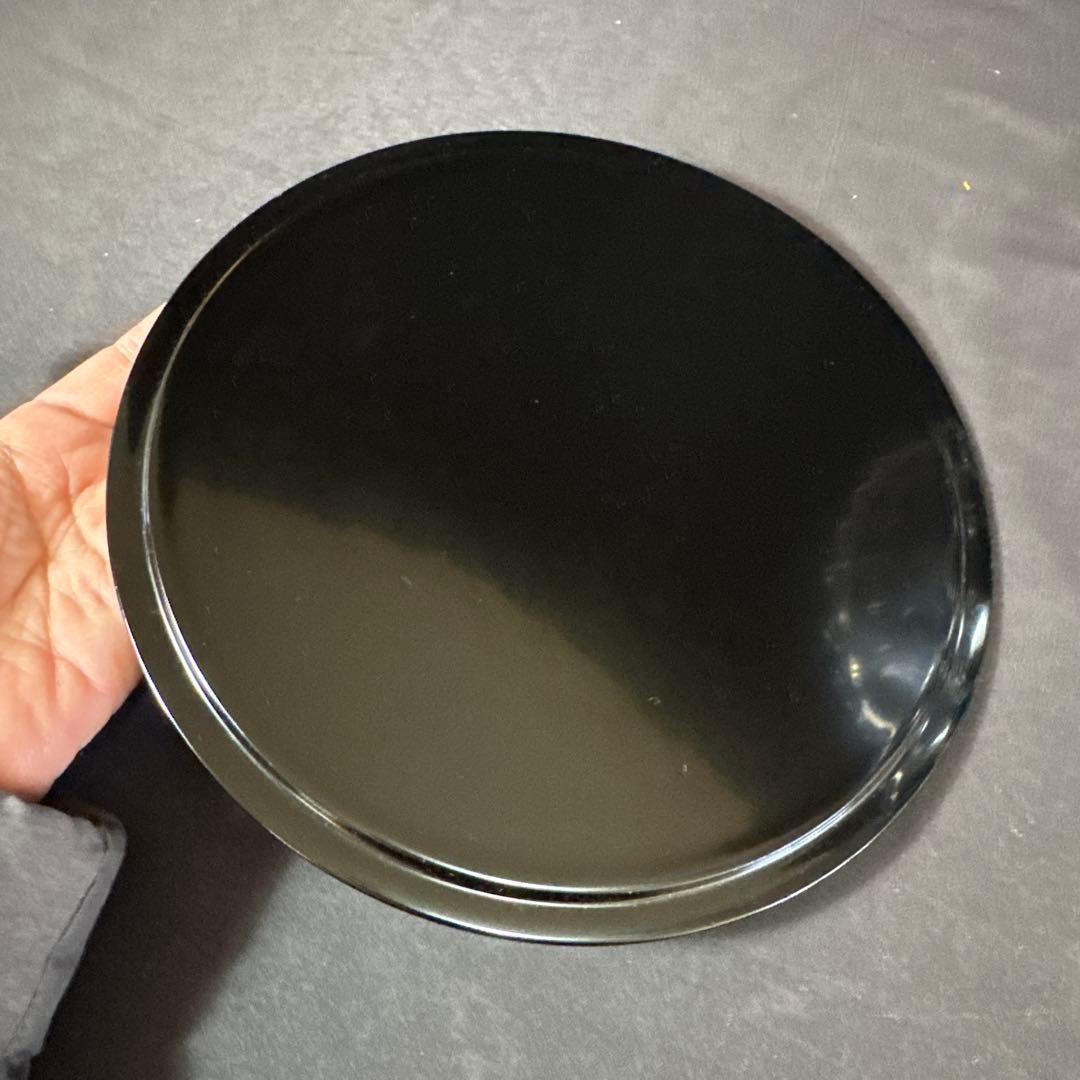 H74 送料無料　水指　ガラス水指　硝子　茶道具　茶室　塗蓋