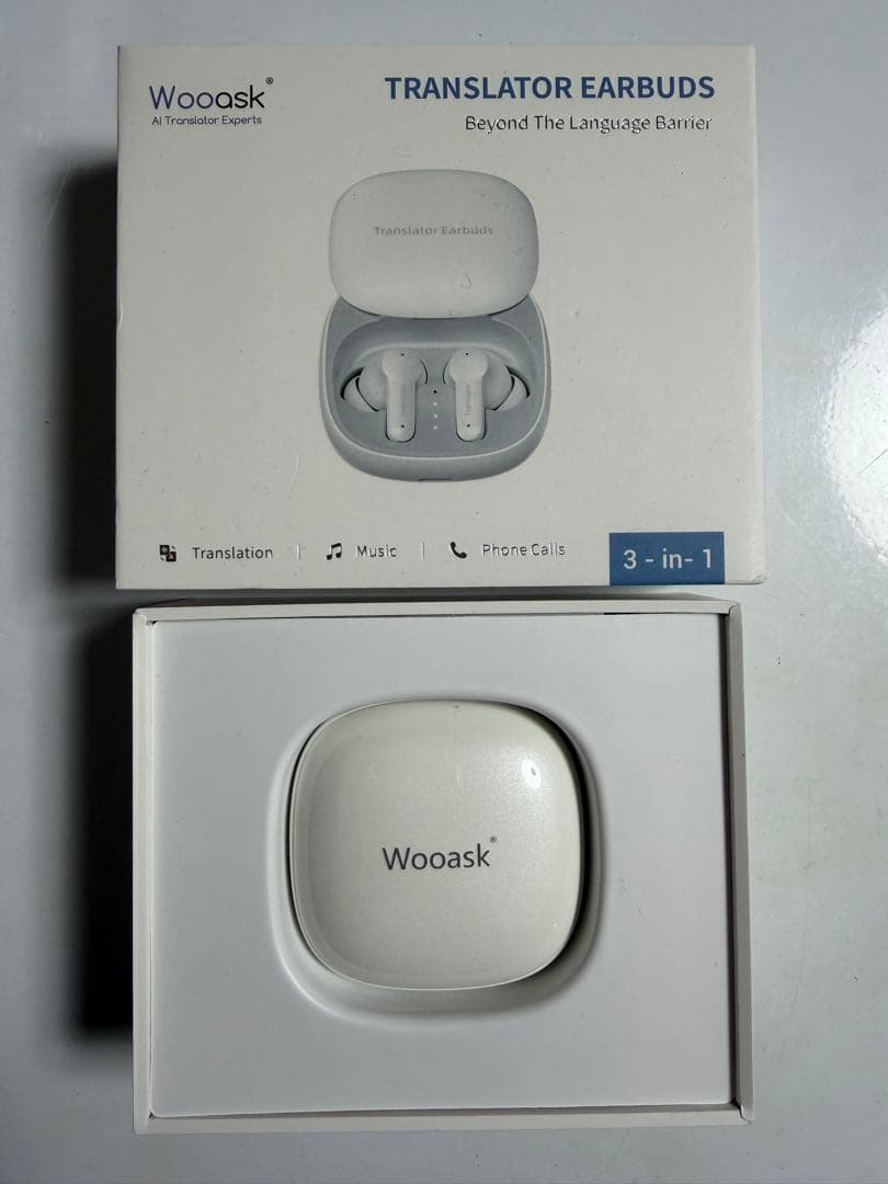 Wooask Translator Earbuds M3 翻訳ワイヤレスイヤホン