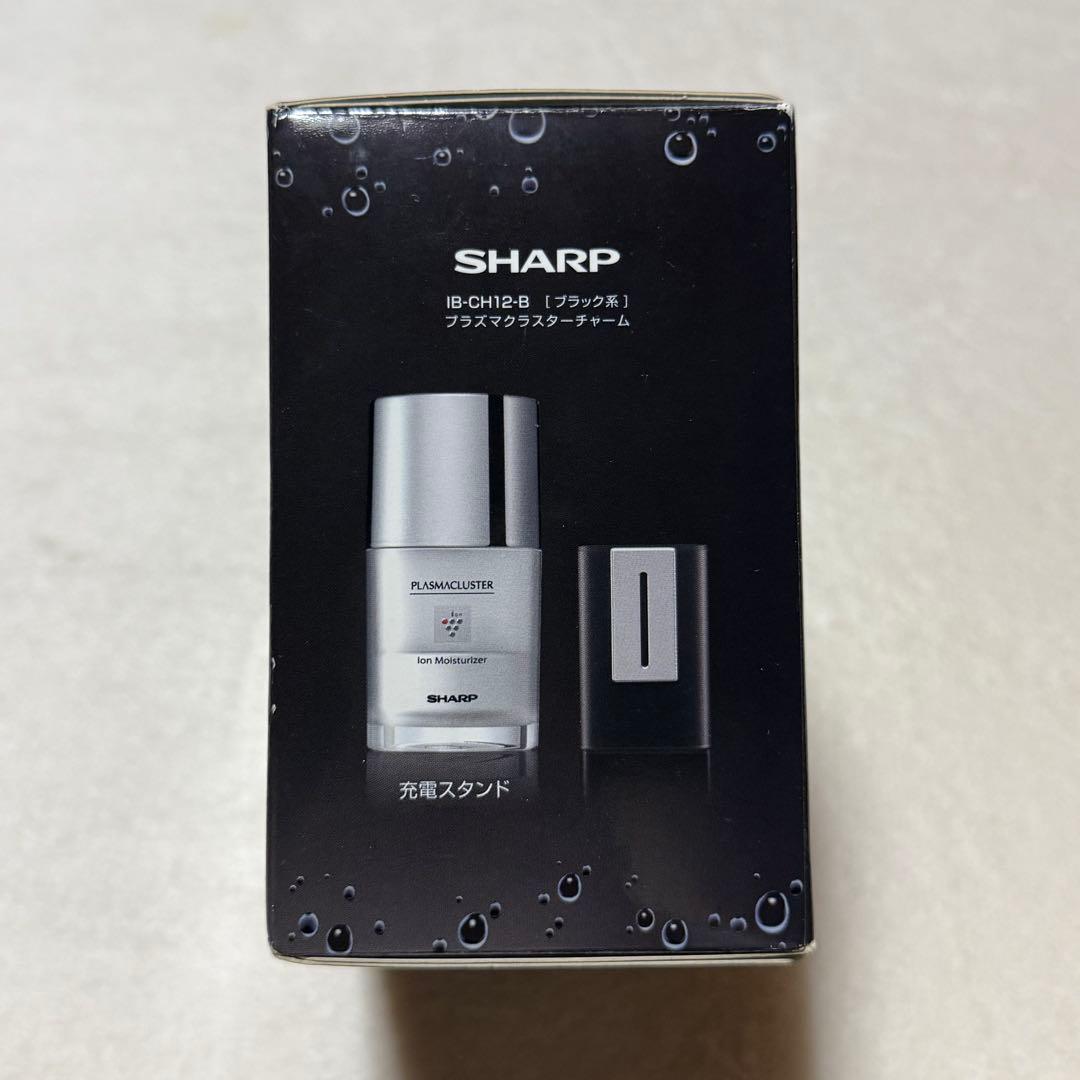 新品　SHARP プラズマクラスターチャーム　ブラック系