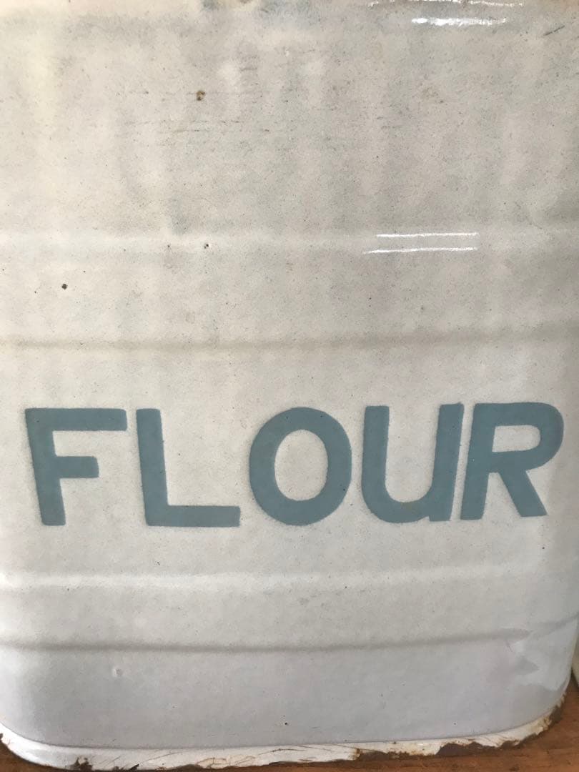 激レア FLOUR缶 イギリス　アンティークホーロー