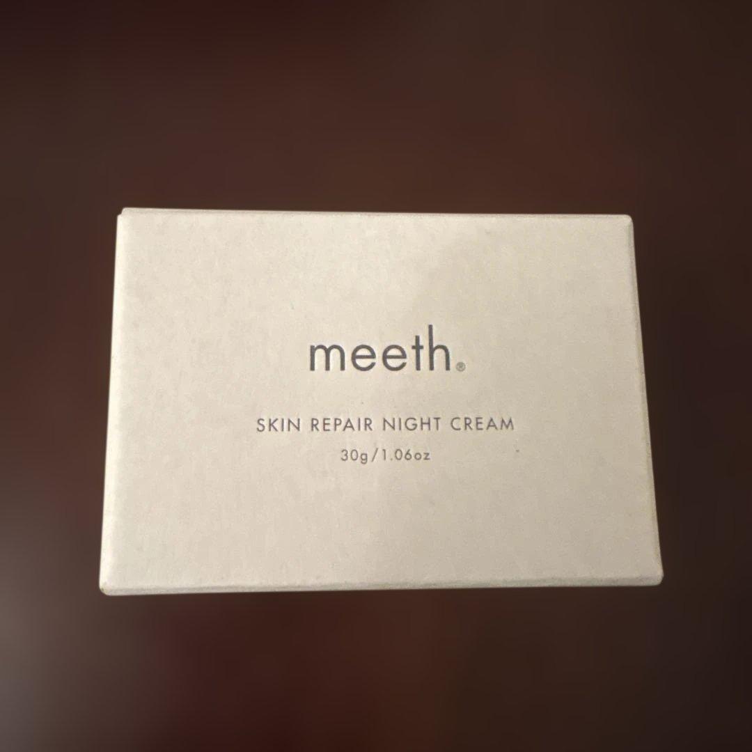 フェイスクリーム meeth. SKIN REPAIR NIGHT CREAM 30g