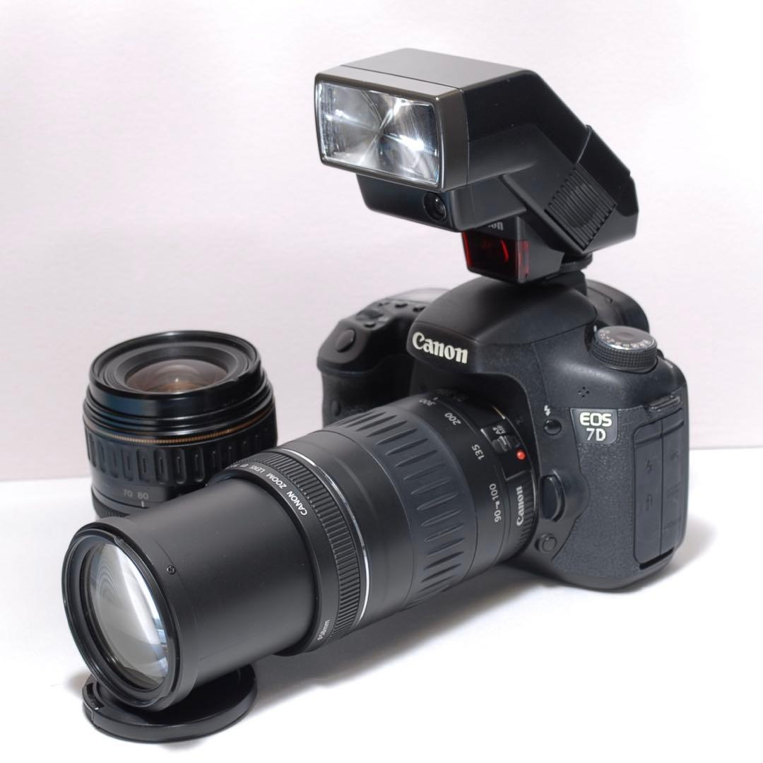 スポーツ観戦に✨Canon EOS 7D✨ダブルレンズ✨高速連写機能