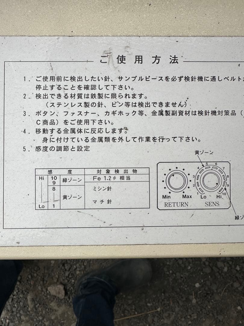 検針機、コンベア検針機、ハシマコンベア検針機、HN-600C